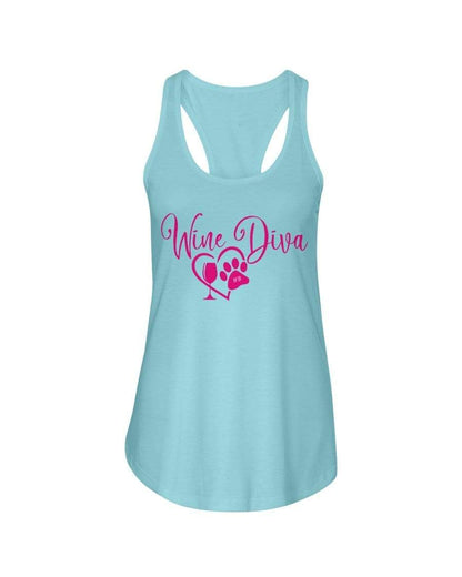 Shirts Cancun / XS Winey Bitches Co "Wine Diva 2" Ladies Racerback Tank WineyBitchesCo