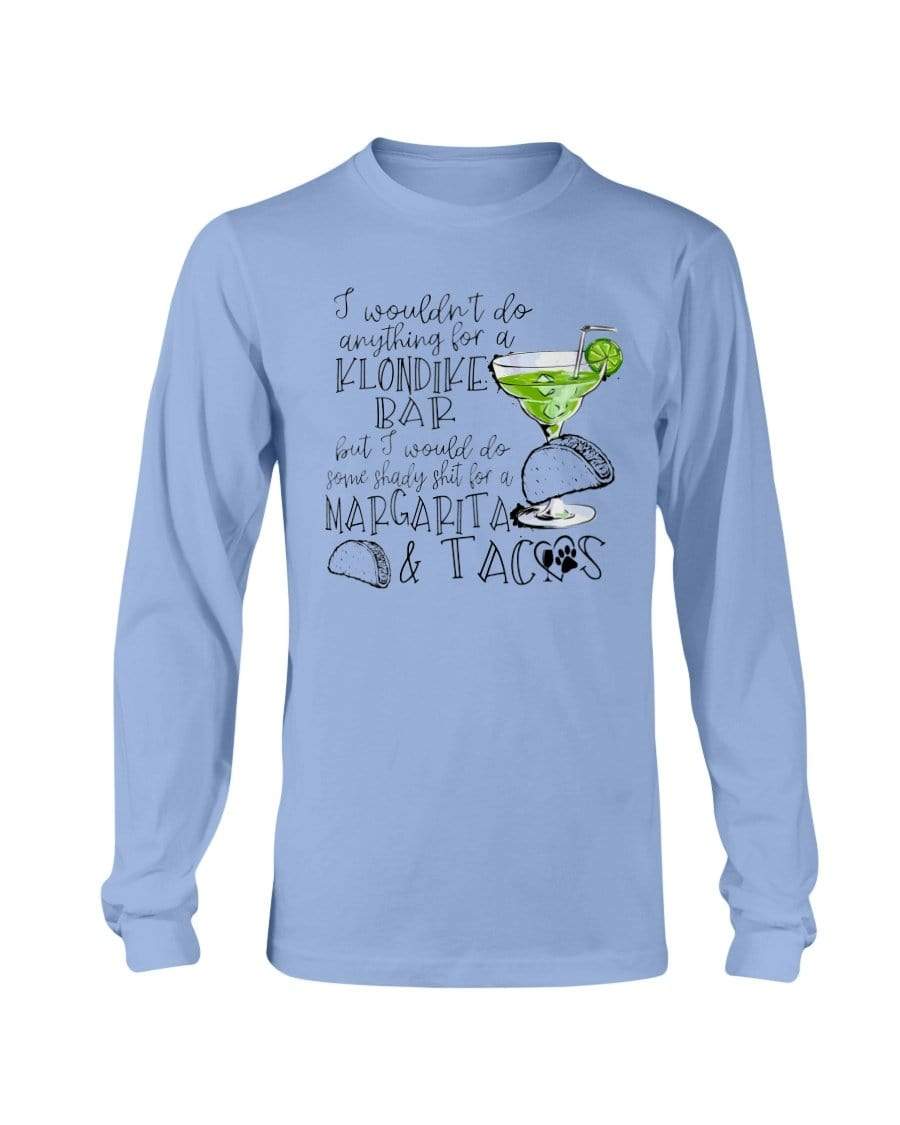 Shirts Carolina Blue / S Winey Bitches Co Margaritas and Tacos Long Sleeve T-Shirt WineyBitchesCo