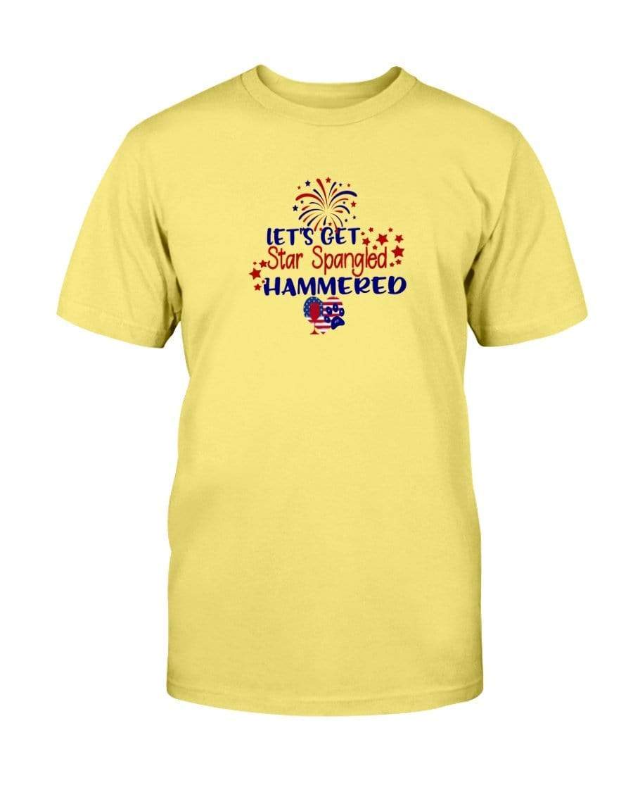 Shirts Cornsilk / S Winey Bitches Co "Lets Get Star Spangled Hammered" Ultra Cotton T-Shirt WineyBitchesCo