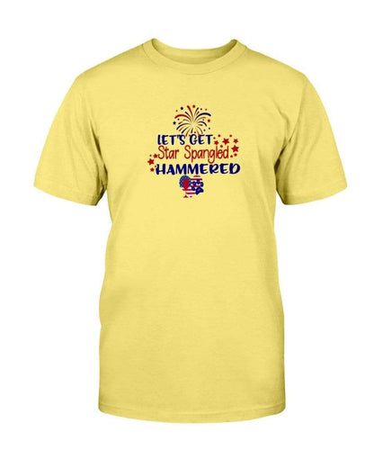 Shirts Cornsilk / S Winey Bitches Co "Lets Get Star Spangled Hammered" Ultra Cotton T-Shirt WineyBitchesCo