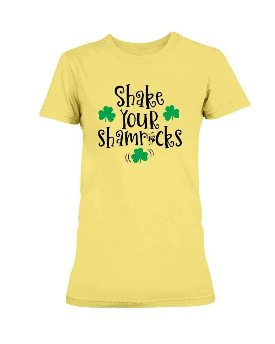 Shirts Cornsilk / S Winey Bitches Co "Shake Your Shamrocks" Ladies Missy T-Shirt WineyBitchesCo