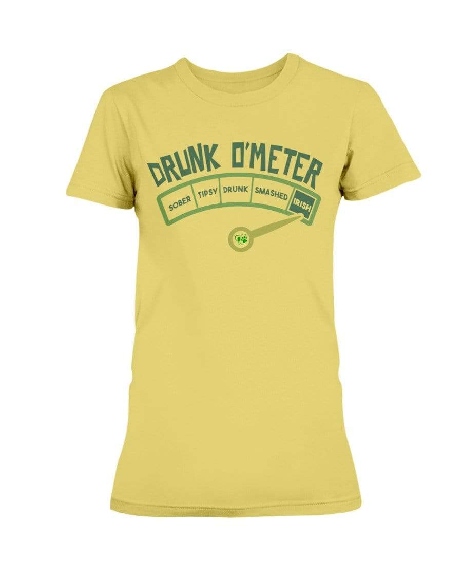 Shirts Daisy / S Winey Bitches Co "Drunk O'Meter" Ladies Missy T-Shirt WineyBitchesCo