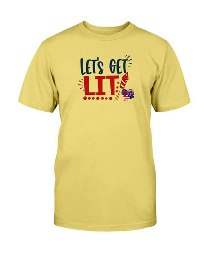 Shirts Daisy / S Winey Bitches Co "Let Get Lit" Ultra Cotton T-Shirt WineyBitchesCo