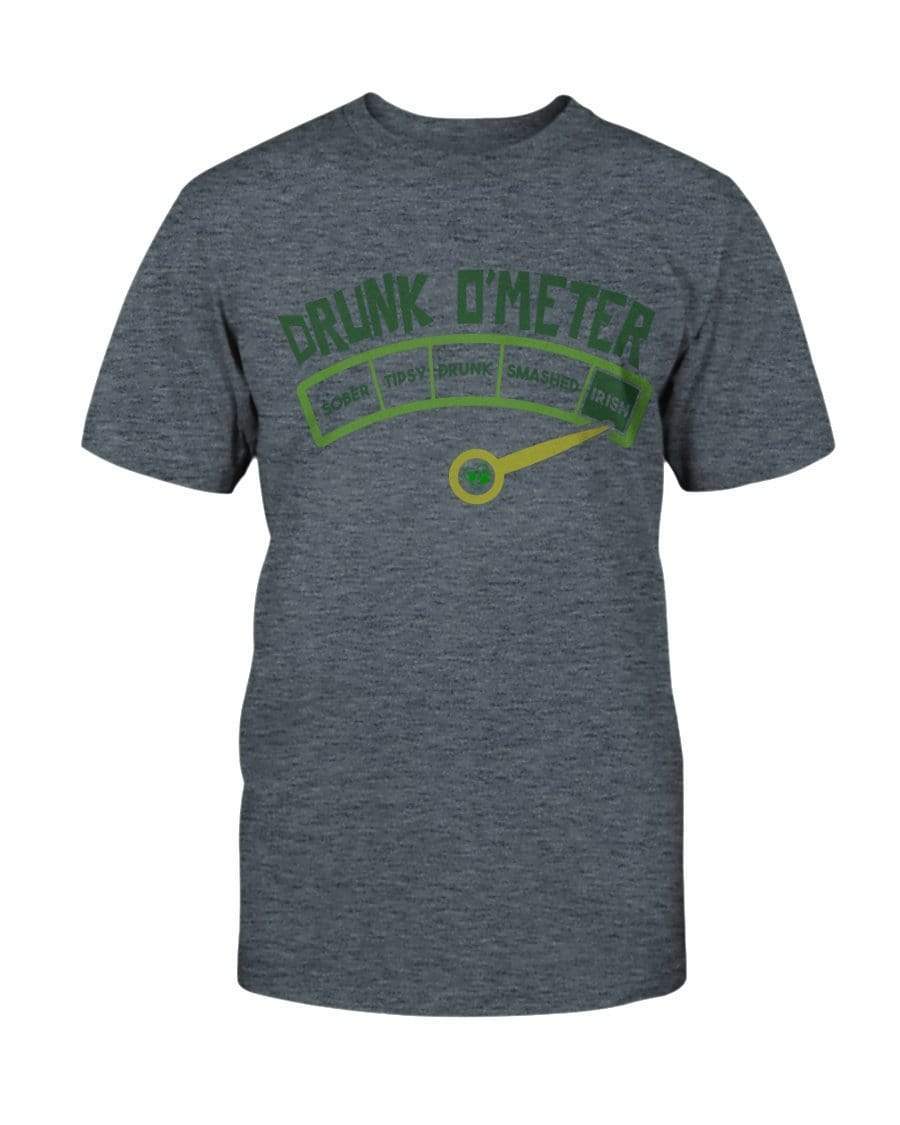 Shirts Dark Heather / S Winey Bitches Co "Drunk O'Meter" Ultra Cotton T-Shirt WineyBitchesCo