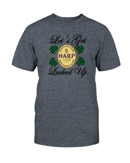 Shirts Dark Heather / S Winey Bitches Co "Let's Get Lucked Up" Harp Ultra Cotton T-Shirt WineyBitchesCo