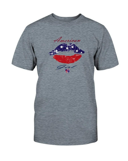 Shirts Heather Indigo / S Winey Bitches Co "American Girl" Ultra Cotton T-Shirt WineyBitchesCo