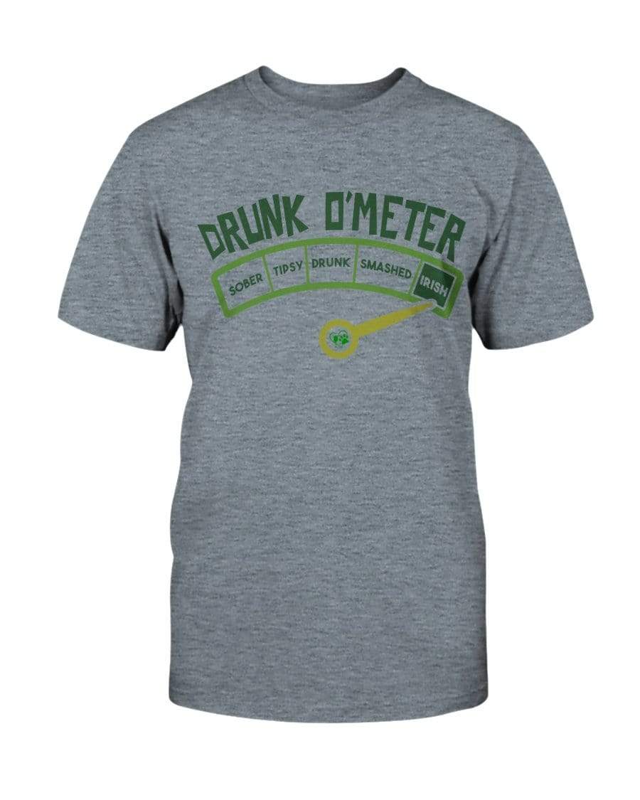 Shirts Heather Indigo / S Winey Bitches Co "Drunk O'Meter" Ultra Cotton T-Shirt WineyBitchesCo