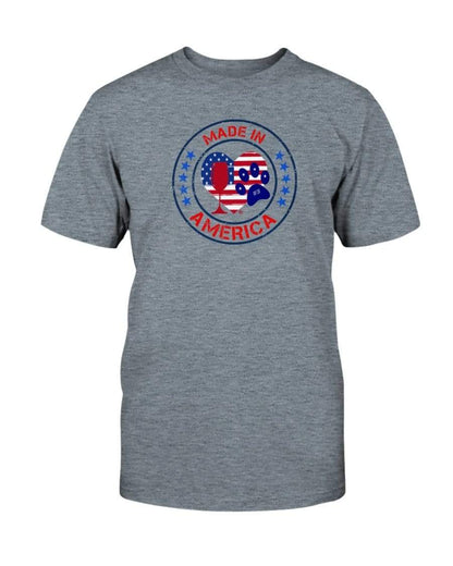 Shirts Heather Indigo / S Winey Bitches Co "Made In America" Ultra Cotton T-Shirt WineyBitchesCo