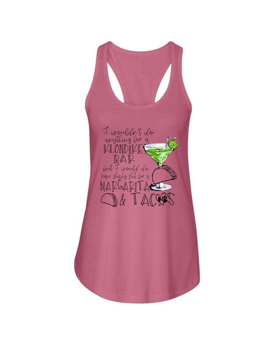 Shirts Hot Pink / XS Winey Bitches Co Margaritas and Tacos Ladies Racerback Tank WineyBitchesCo