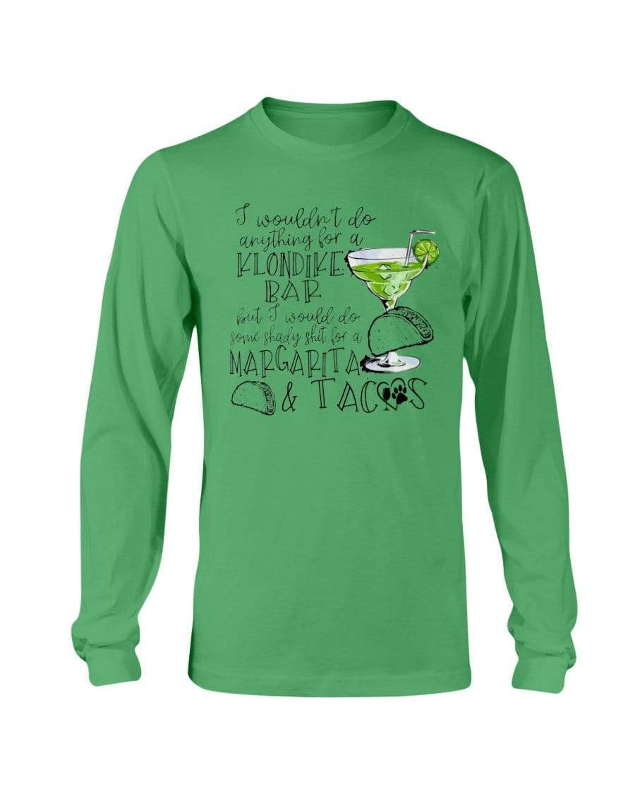 Shirts Irish Green / S Winey Bitches Co Margaritas and Tacos Long Sleeve T-Shirt WineyBitchesCo