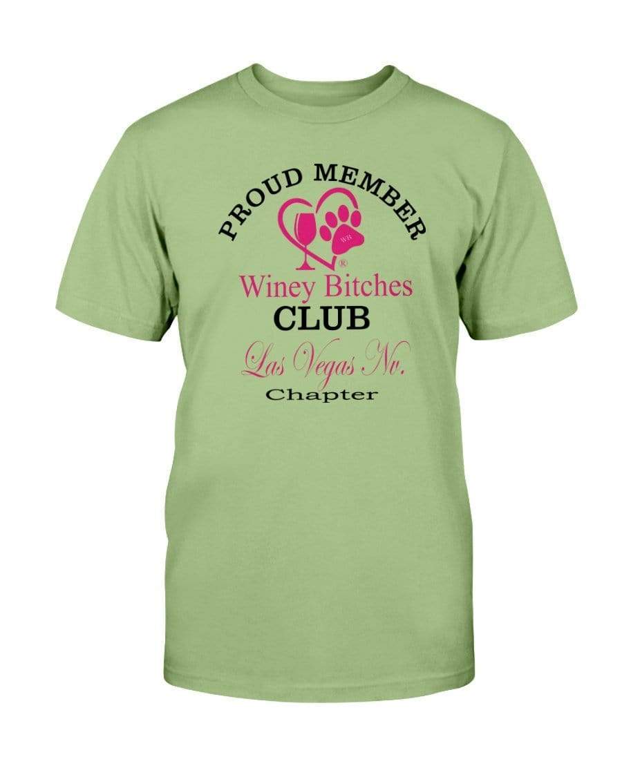 Shirts Kiwi / S Winey Bitches Club Proud Member- Las Vegas Nv Chapter  Ultra Cotton T-Shirt WineyBitchesCo