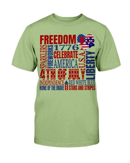 Shirts Kiwi / S Winey Bitches Co "Celebrate America" Ultra Cotton T-Shirt-4th of July WineyBitchesCo