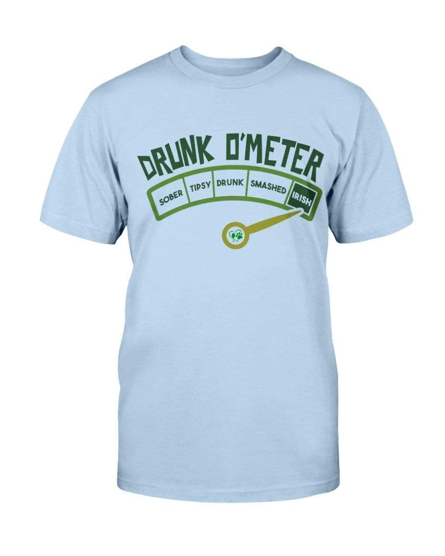 Shirts Light Blue / S Winey Bitches Co "Drunk O'Meter" Ultra Cotton T-Shirt WineyBitchesCo