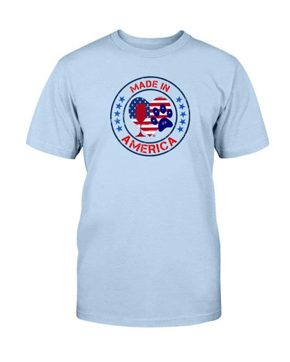 Shirts Light Blue / S Winey Bitches Co "Made In America" Ultra Cotton T-Shirt WineyBitchesCo