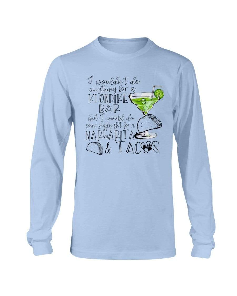 Shirts Light Blue / S Winey Bitches Co Margaritas and Tacos Long Sleeve T-Shirt WineyBitchesCo