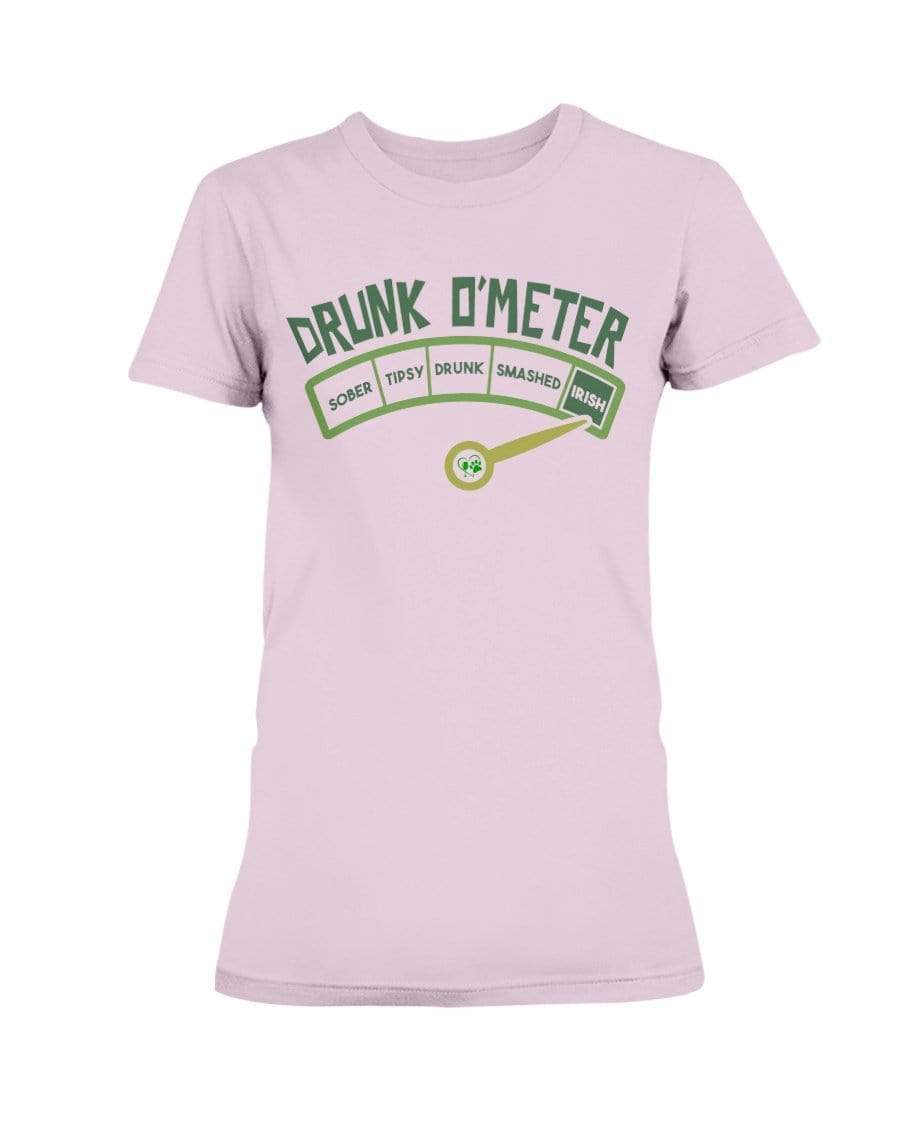 Shirts Light Pink / S Winey Bitches Co "Drunk O'Meter" Ladies Missy T-Shirt WineyBitchesCo