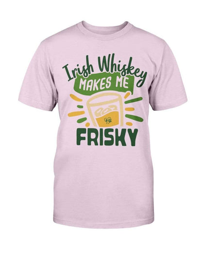 Shirts Light Pink / S Winey Bitches Co "Irish Whiskey Makes Me Frisky" Ultra Cotton T-Shirt WineyBitchesCo