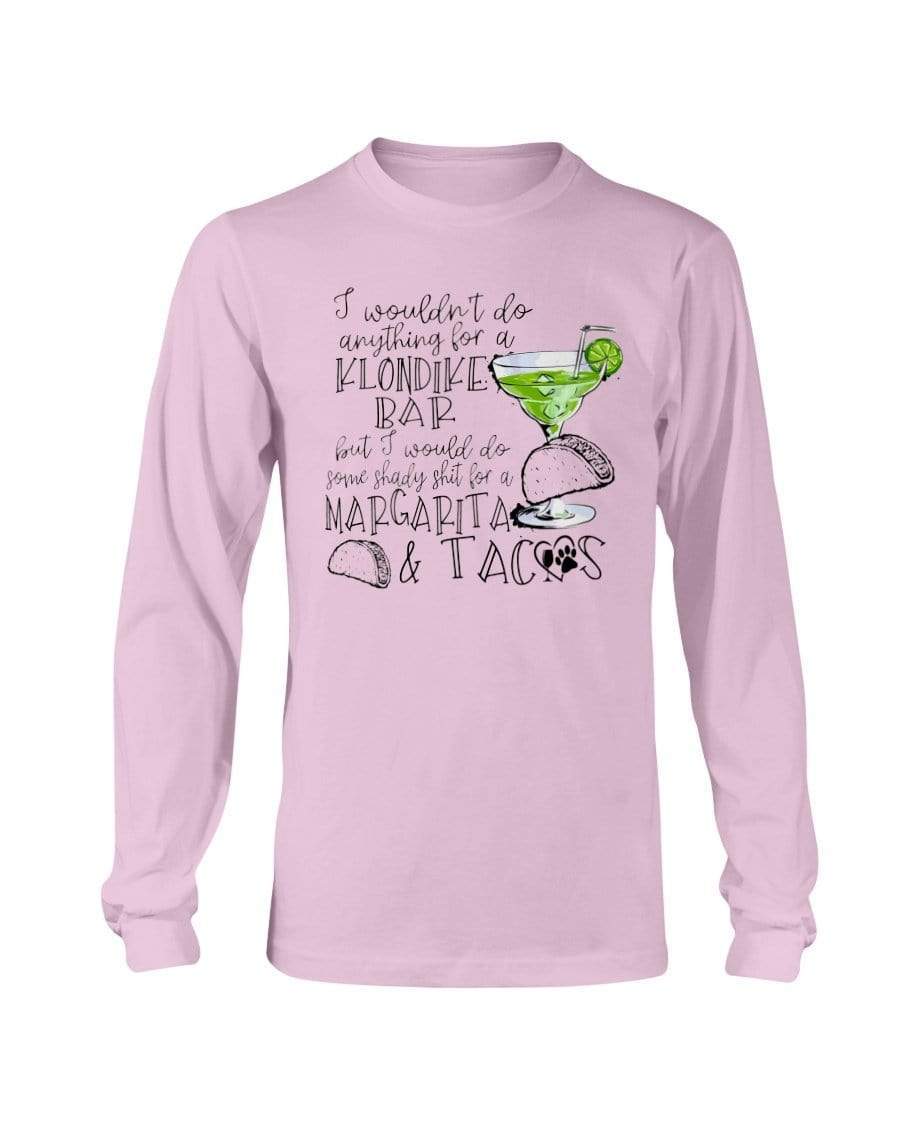 Shirts Light Pink / S Winey Bitches Co Margaritas and Tacos Long Sleeve T-Shirt WineyBitchesCo
