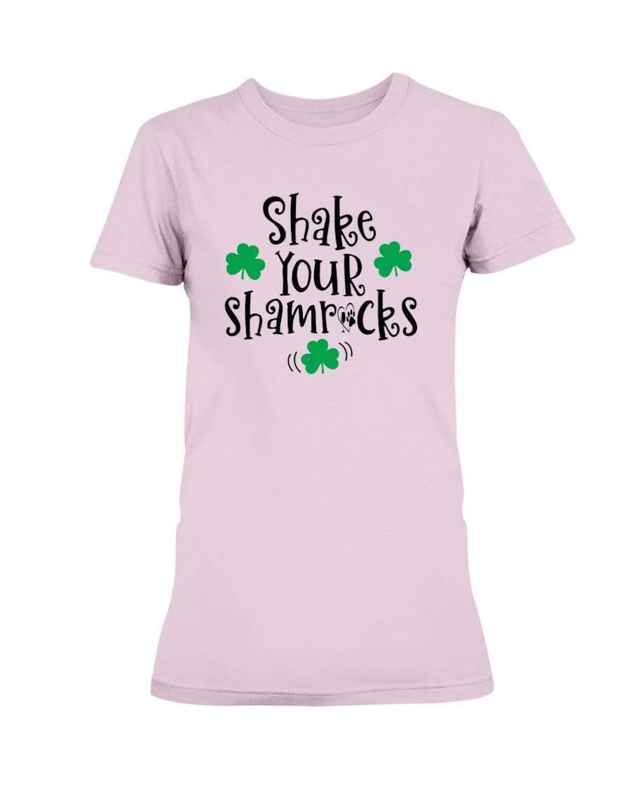 Shirts Light Pink / S Winey Bitches Co "Shake Your Shamrocks" Ladies Missy T-Shirt WineyBitchesCo