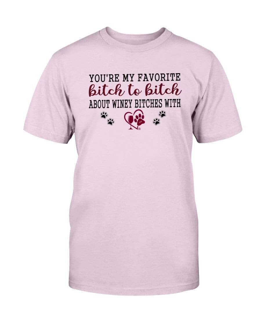 Shirts Light Pink / S Winey Bitches Co Ultra "Favorite Bitch to Bitch" Cotton T-Shirt WineyBitchesCo