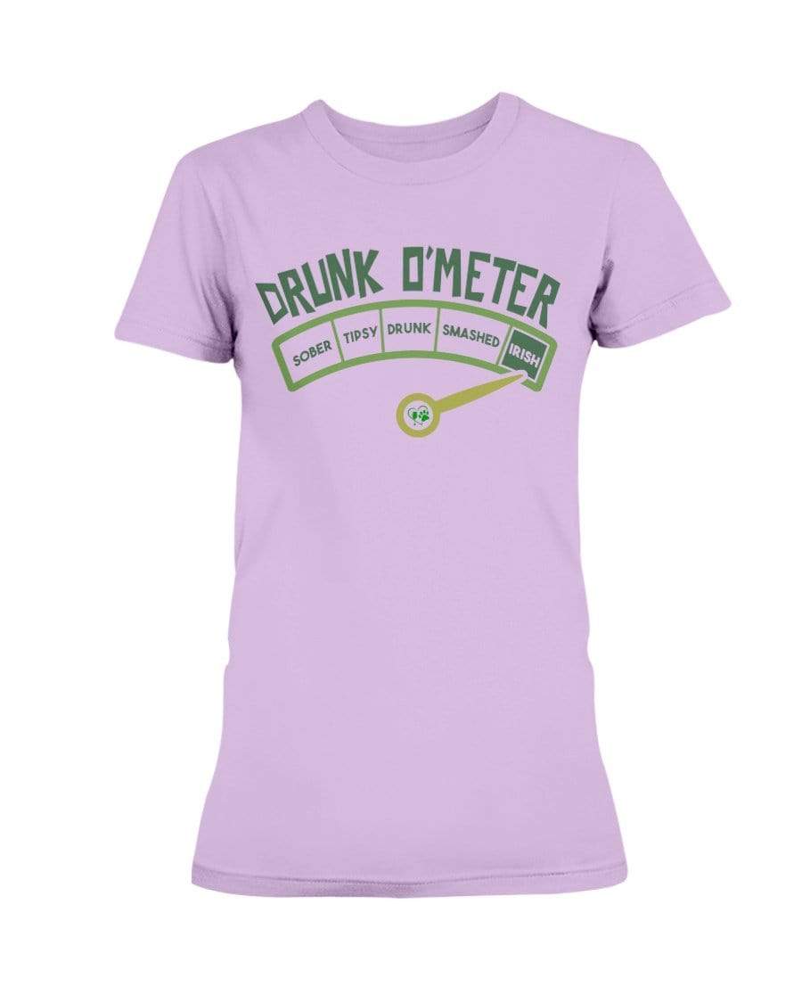 Shirts Lilac / S Winey Bitches Co "Drunk O'Meter" Ladies Missy T-Shirt WineyBitchesCo