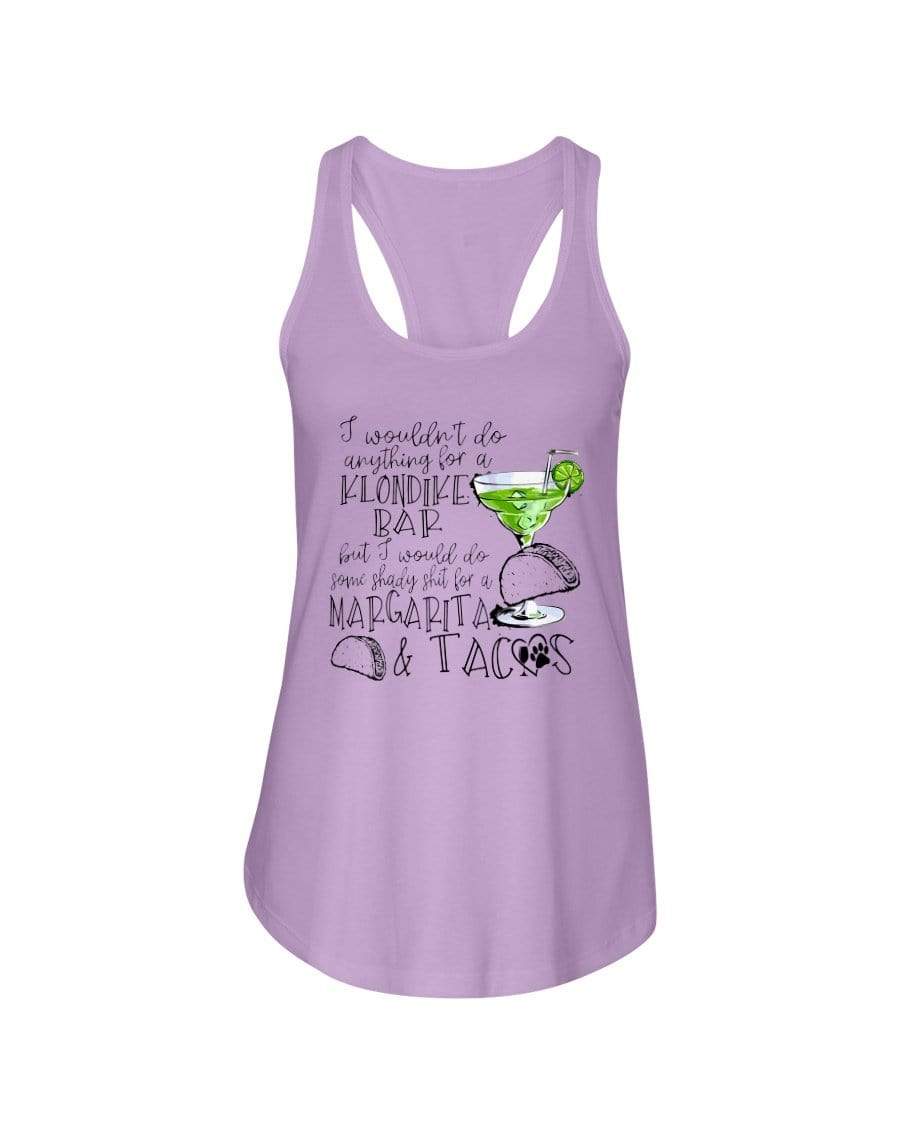 Shirts Lilac / XS Winey Bitches Co Margaritas and Tacos Ladies Racerback Tank WineyBitchesCo