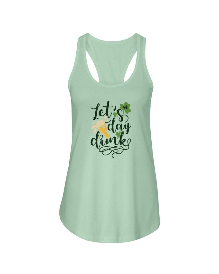 Shirts Mint / XS Winey Bitches Co "Let's Day Drink" Ladies Racerback Tank Top* WineyBitchesCo