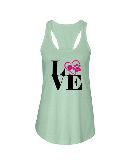 Shirts Mint / XS Winey Bitches Co "Love Squared" Ladies Racerback Tank Top* WineyBitchesCo