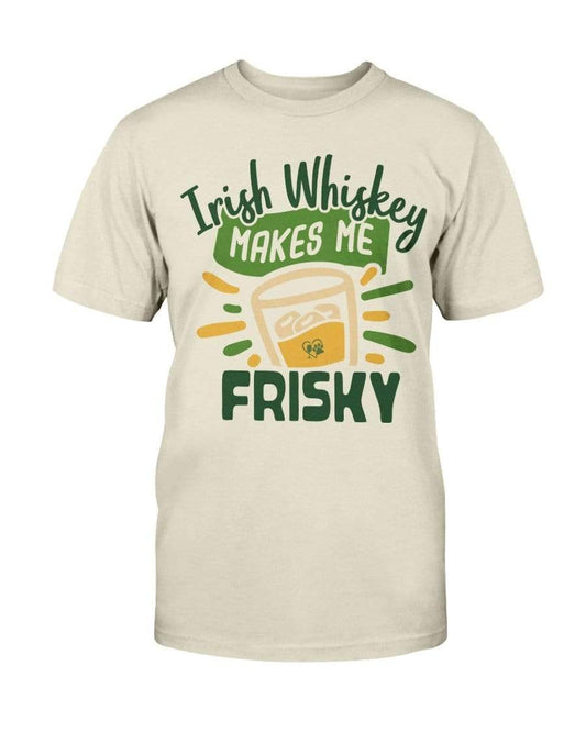 Shirts Natural / S Winey Bitches Co "Irish Whiskey Makes Me Frisky" Ultra Cotton T-Shirt WineyBitchesCo