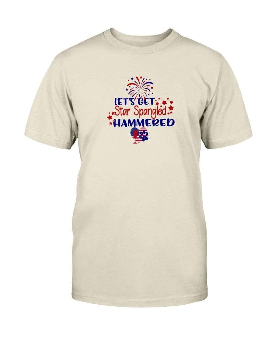 Shirts Natural / S Winey Bitches Co "Lets Get Star Spangled Hammered" Ultra Cotton T-Shirt WineyBitchesCo