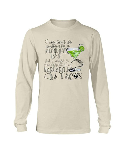 Shirts Natural / S Winey Bitches Co Margaritas and Tacos Long Sleeve T-Shirt WineyBitchesCo