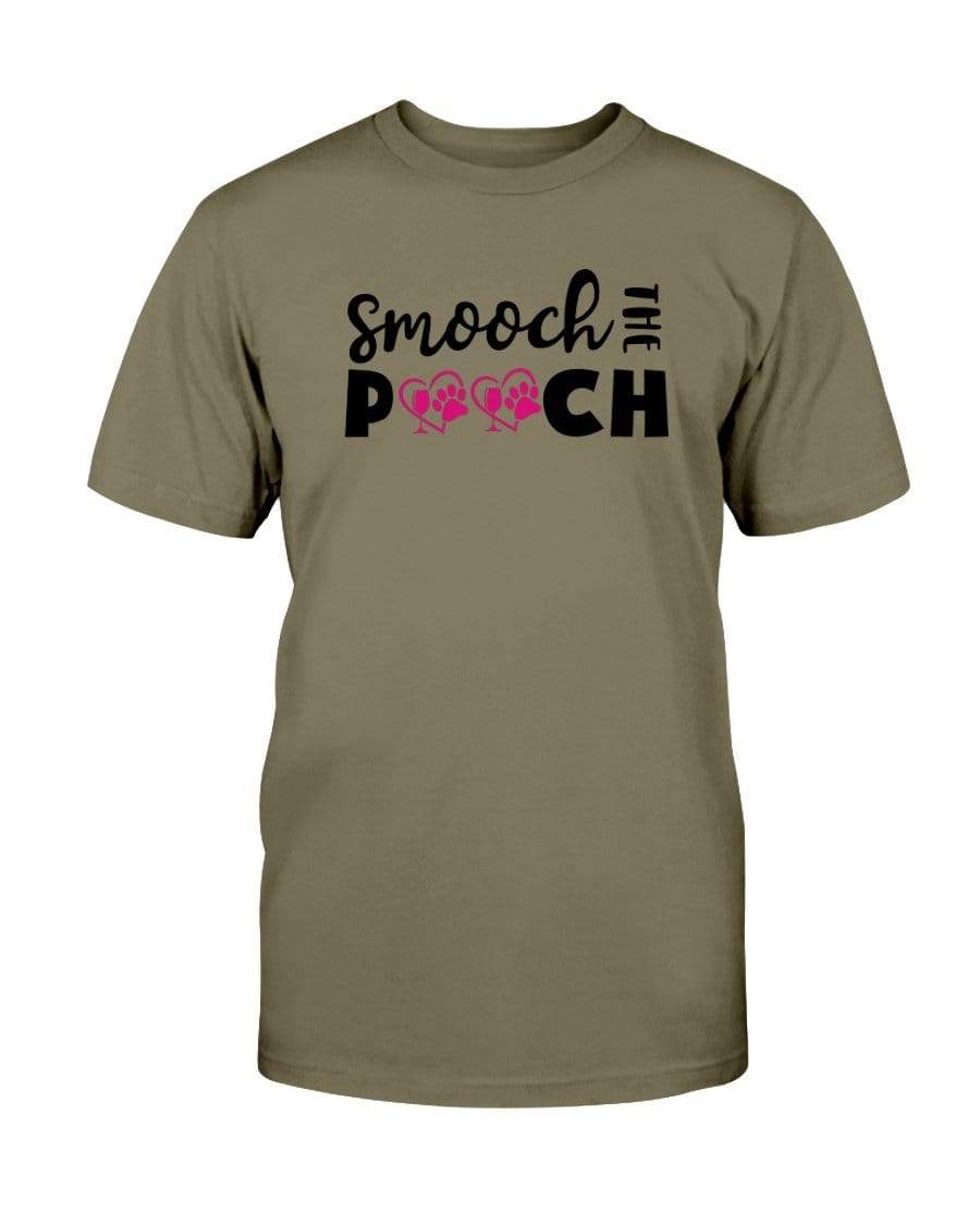 Shirts Olive / S Winey Bitches Co "Smooch The Pooch" Ultra Cotton T-Shirt WineyBitchesCo