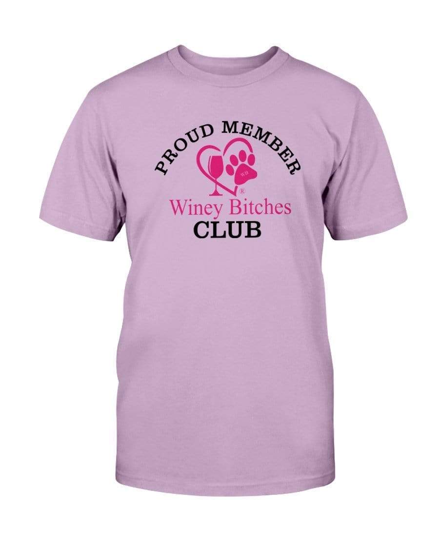 Shirts Orchid / S Winey Bitches Club Proud Member- Ultra Cotton T-Shirt WineyBitchesCo