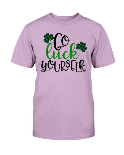 Shirts Orchid / S Winey Bitches Co "Go Luck Yourself" Ultra Cotton T-Shirt WineyBitchesCo