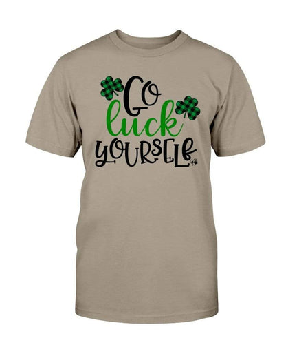 Shirts Prairie Dust / S Winey Bitches Co "Go Luck Yourself" Ultra Cotton T-Shirt WineyBitchesCo