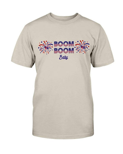 Shirts Sand / S Winey Bitches Co "Boom Boom Baby" Ultra Cotton T-Shirt-4th of July WineyBitchesCo