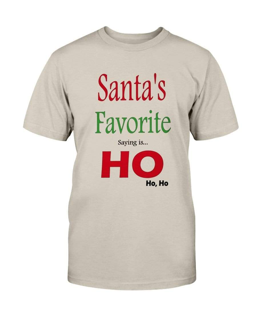 Shirts Sand / S Winey Bitches Co "Santa's Favorite Saying" Ultra Cotton T-Shirt WineyBitchesCo