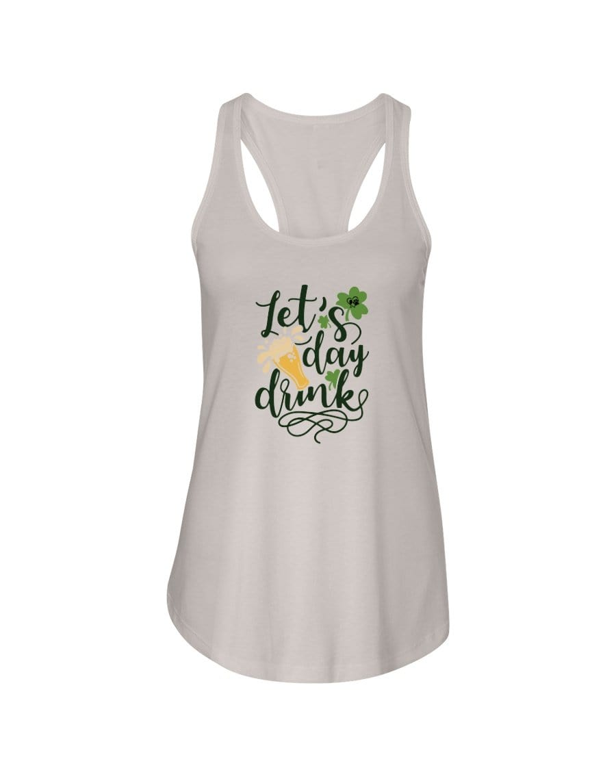 Shirts Silver / XS Winey Bitches Co "Let's Day Drink" Ladies Racerback Tank Top* WineyBitchesCo
