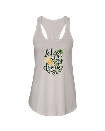 Shirts Silver / XS Winey Bitches Co "Let's Day Drink" Ladies Racerback Tank Top* WineyBitchesCo