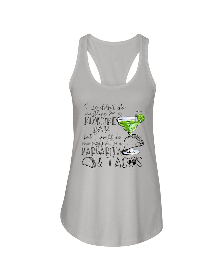 Shirts Silver / XS Winey Bitches Co Margaritas and Tacos Ladies Racerback Tank WineyBitchesCo