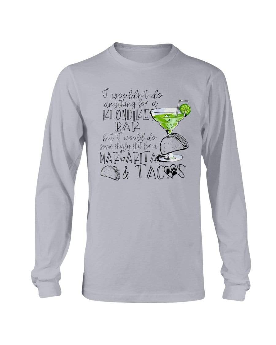 Shirts Sports Grey / S Winey Bitches Co Margaritas and Tacos Long Sleeve T-Shirt WineyBitchesCo