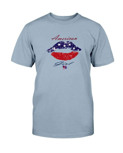 Shirts Stone Blue / S Winey Bitches Co "American Girl" Ultra Cotton T-Shirt WineyBitchesCo