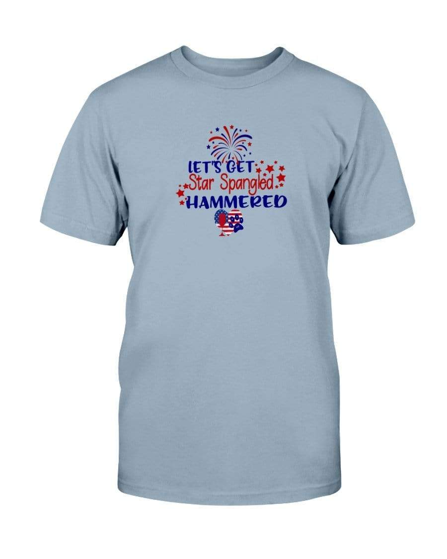 Shirts Stone Blue / S Winey Bitches Co "Lets Get Star Spangled Hammered" Ultra Cotton T-Shirt WineyBitchesCo