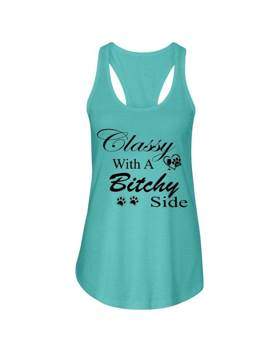 Shirts Tahiti Blue / XS Winey Bitches Co Ladies Racerback Tank WineyBitchesCo