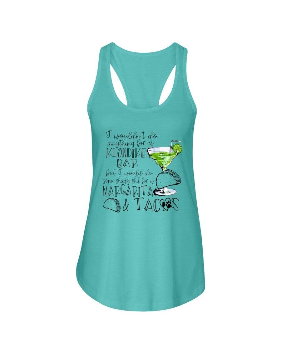 Shirts Tahiti Blue / XS Winey Bitches Co Margaritas and Tacos Ladies Racerback Tank WineyBitchesCo