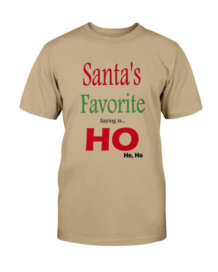 Shirts Tan / S Winey Bitches Co "Santa's Favorite Saying" Ultra Cotton T-Shirt WineyBitchesCo