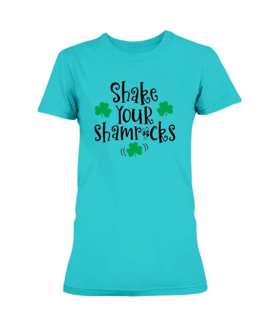 Shirts Tropical Blue / S Winey Bitches Co "Shake Your Shamrocks" Ladies Missy T-Shirt WineyBitchesCo