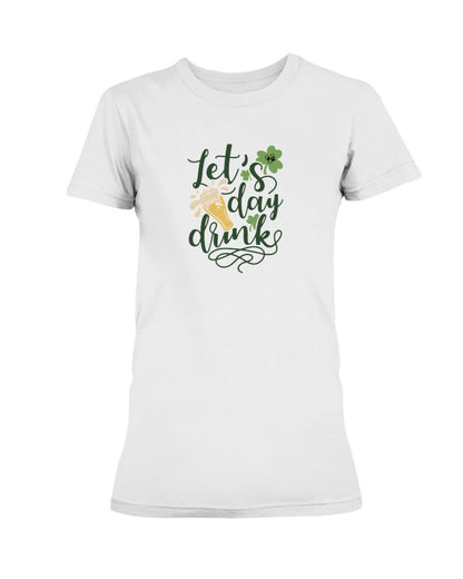 Shirts White / S Winey Bitches Co "Let's Day Drink" Ladies Missy T-Shirt WineyBitchesCo