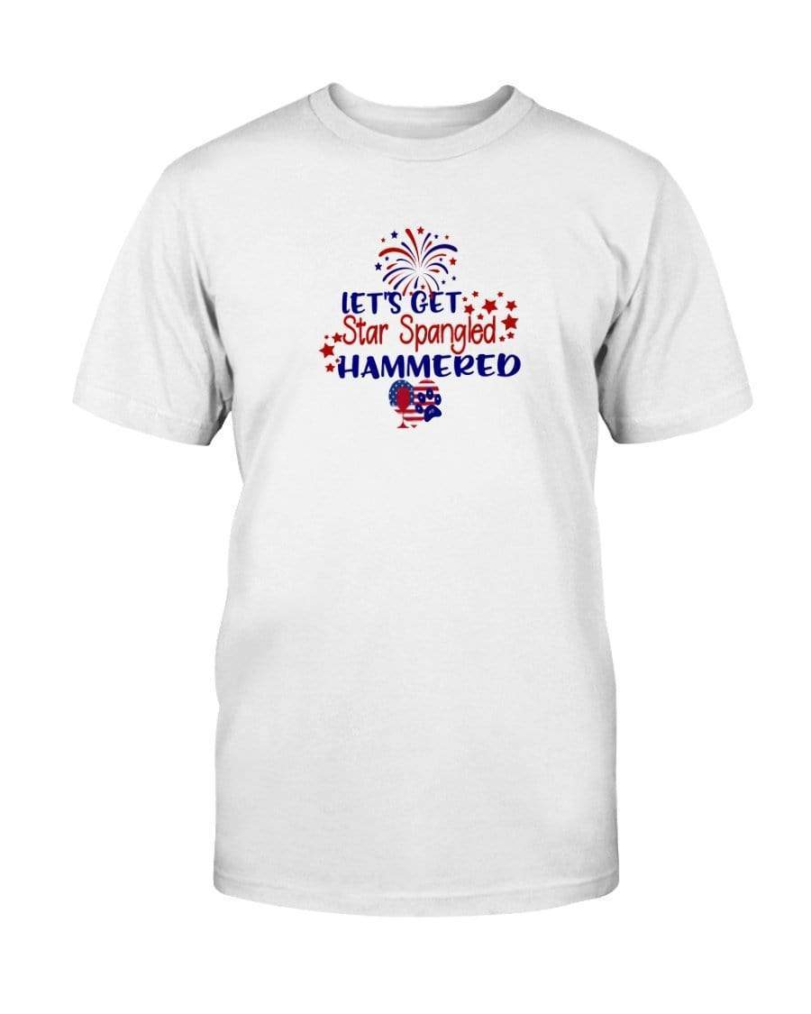 Shirts White / S Winey Bitches Co "Lets Get Star Spangled Hammered" Ultra Cotton T-Shirt WineyBitchesCo
