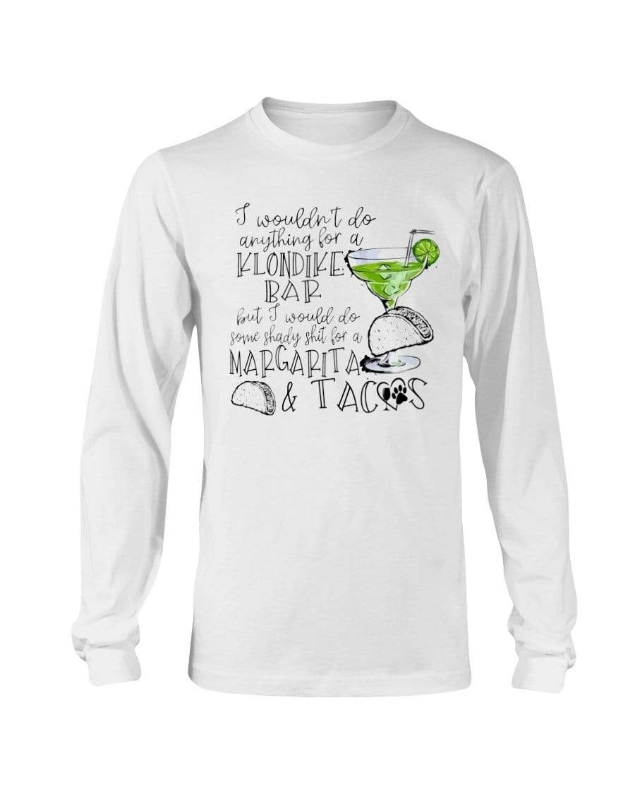 Shirts White / S Winey Bitches Co Margaritas and Tacos Long Sleeve T-Shirt WineyBitchesCo